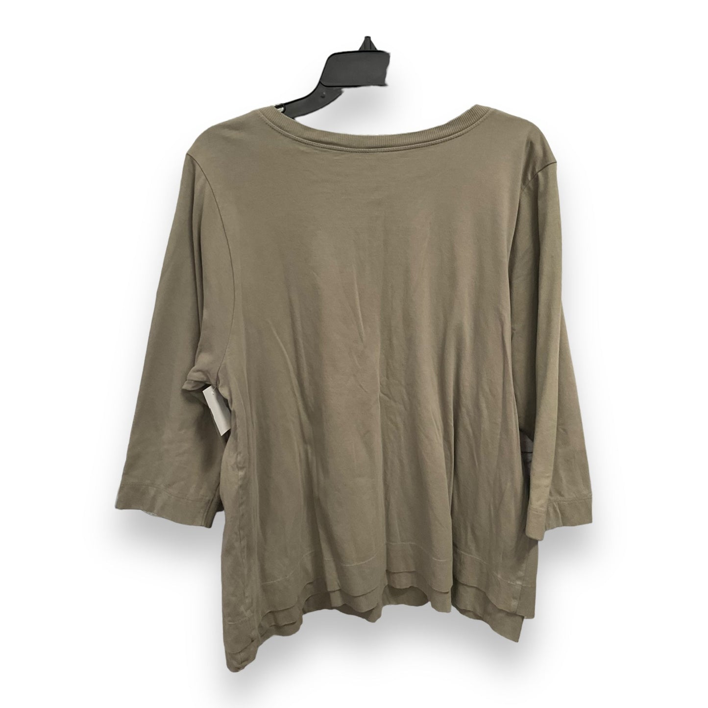 Top Long Sleeve Basic By J. Jill In Green, Size: L