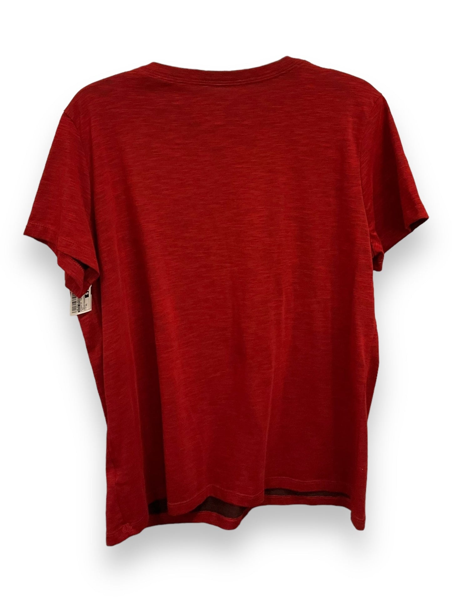 Athletic Top Short Sleeve By Nike Apparel In Red, Size: Xl