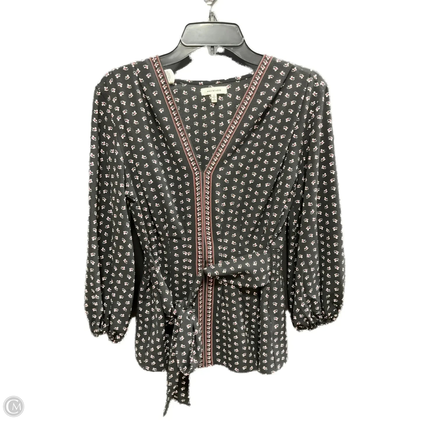 Top Long Sleeve By Max Studio In Floral Print, Size: S