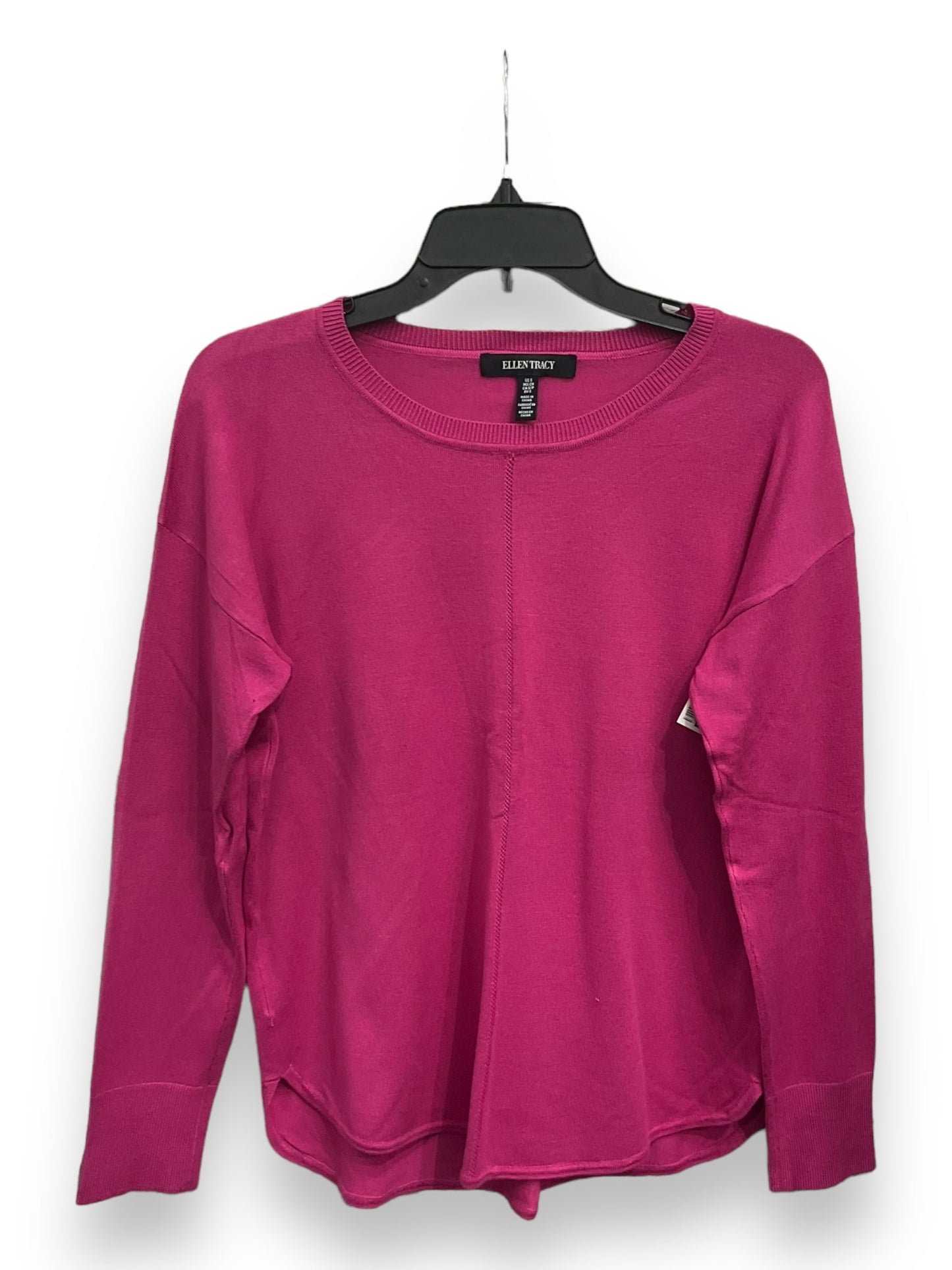 Top Long Sleeve By Ellen Tracy In Pink, Size: S