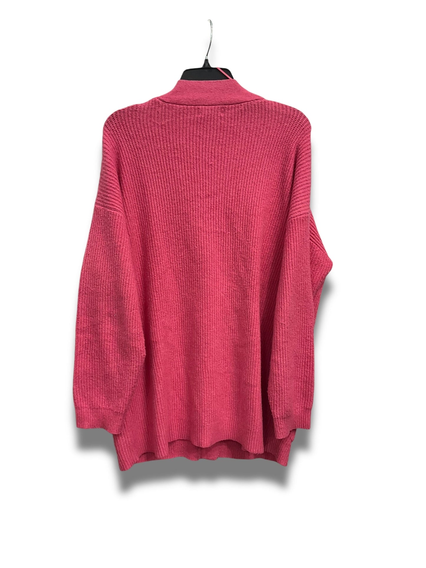 Sweater Cardigan By Cmc In Pink, Size: Xl