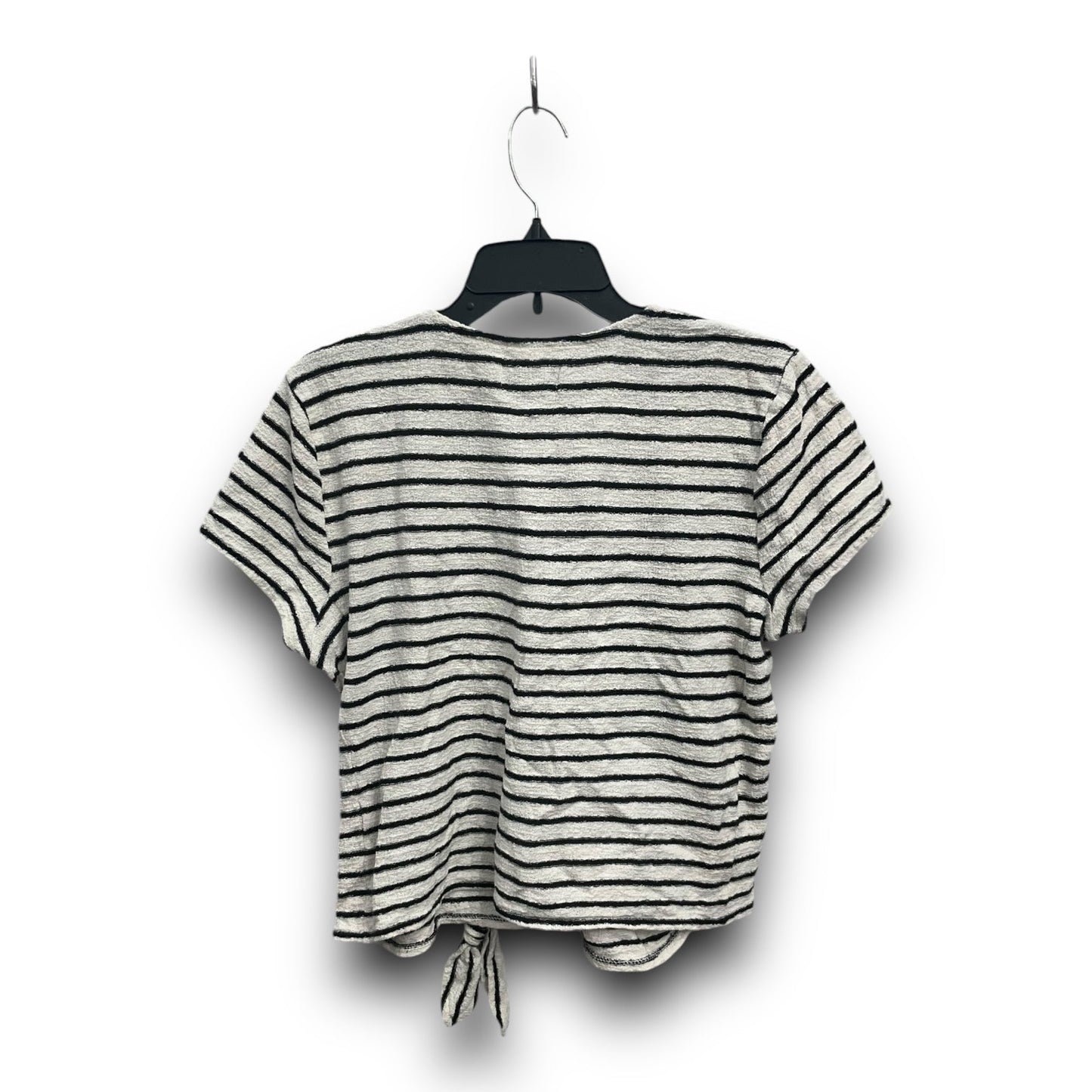 Top Short Sleeve By Madewell In Striped Pattern, Size: Xl