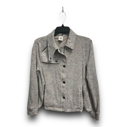 Jacket Shirt By Cabi In Grey, Size: S