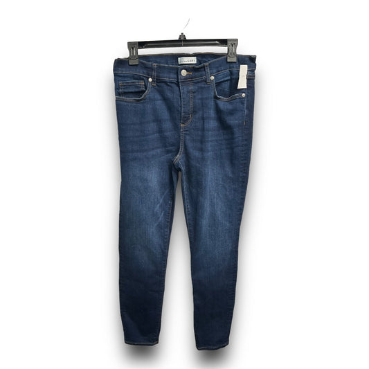 Jeans Skinny By Loft In Blue Denim, Size: 10