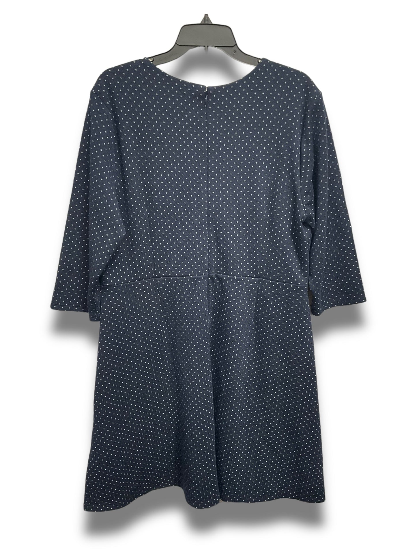 Dress Casual Short By Loft In Polkadot Pattern, Size: 2x