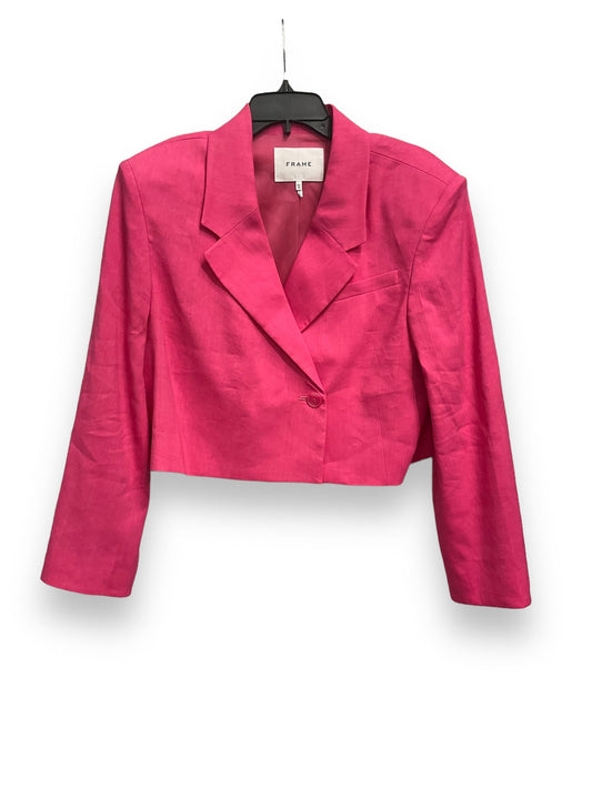 Blazer By Frame In Pink, Size: Xl