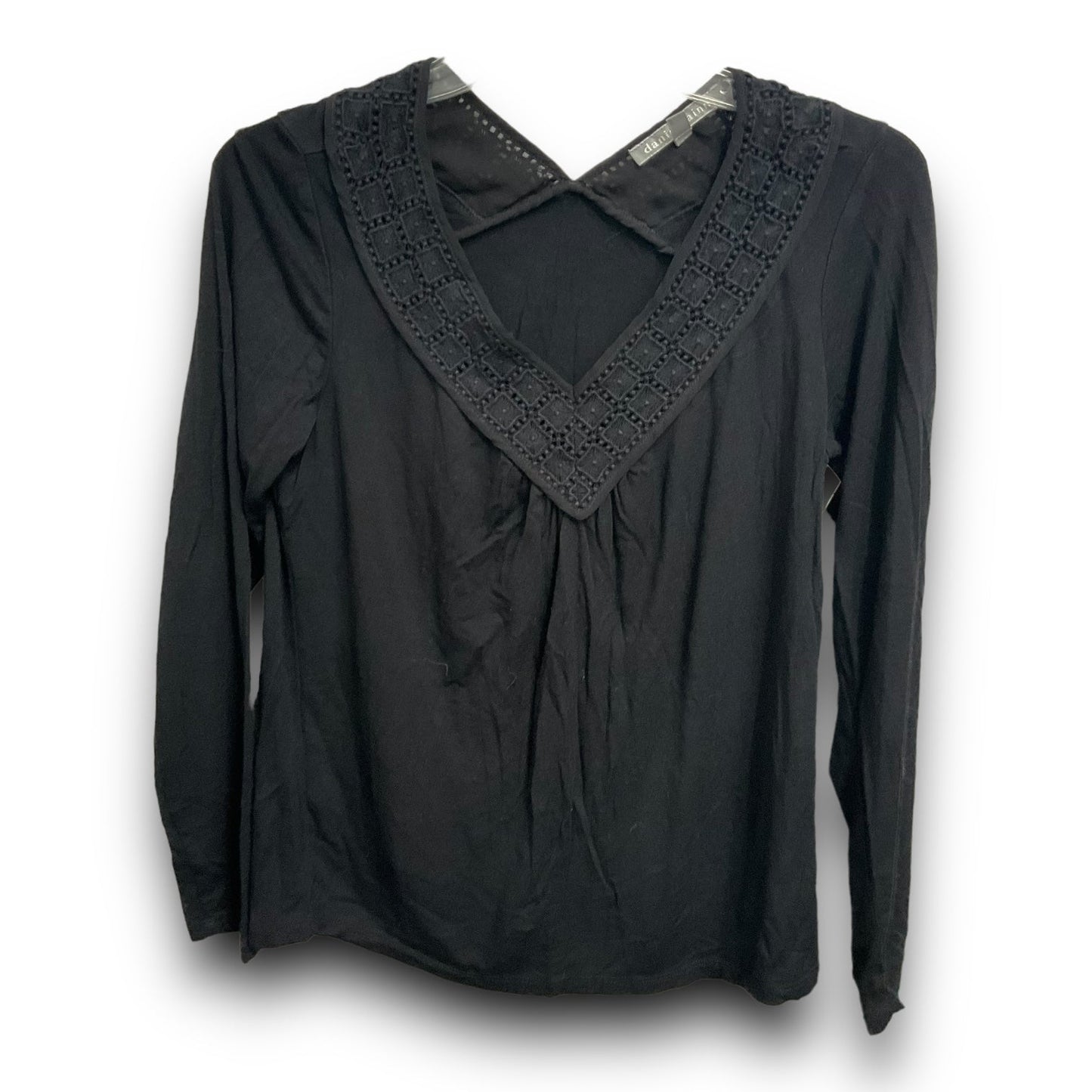 Top 3/4 Sleeve By Daniel Rainn In Black, Size: Xs