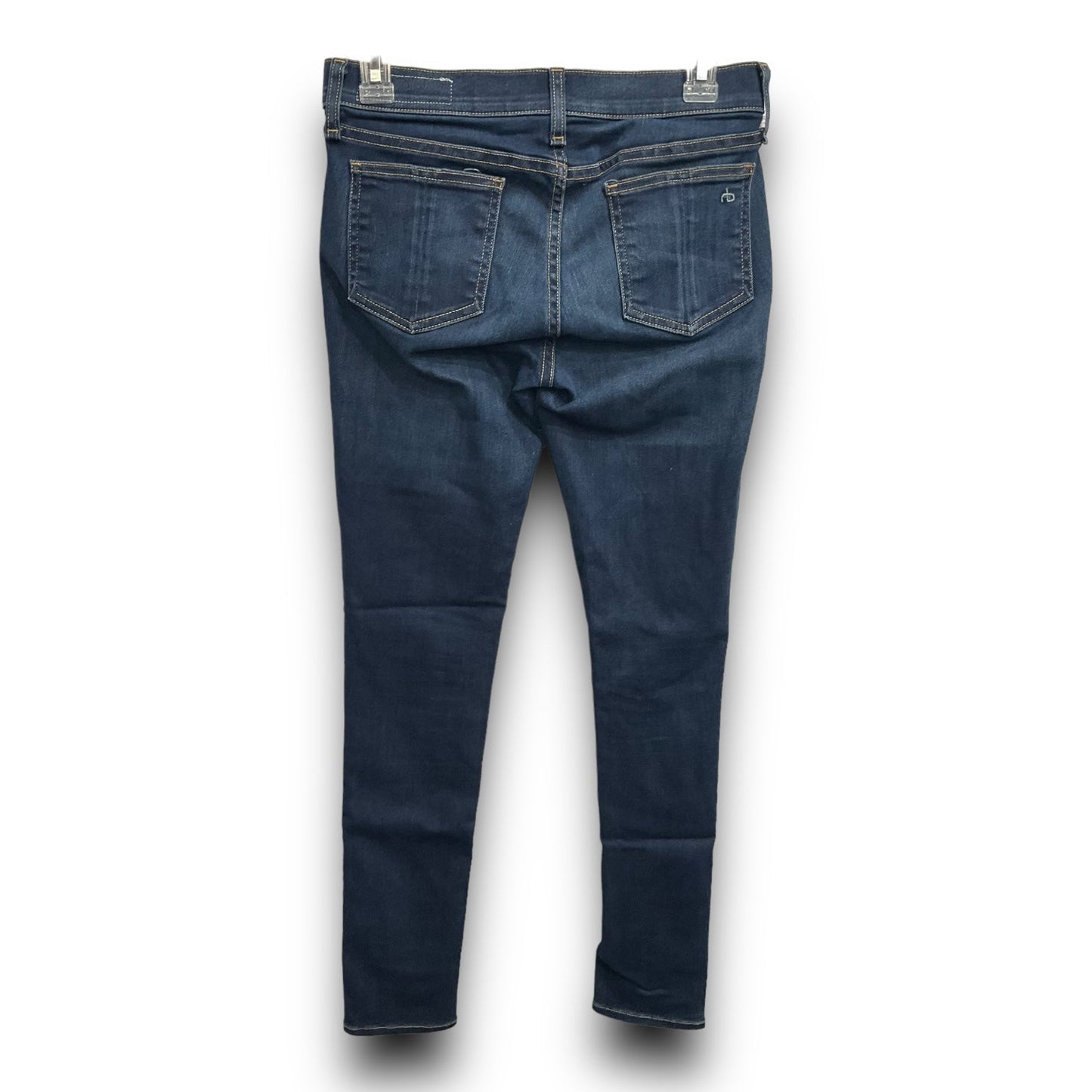 Jeans Skinny By Rag And Bone In Blue Denim, Size: 4