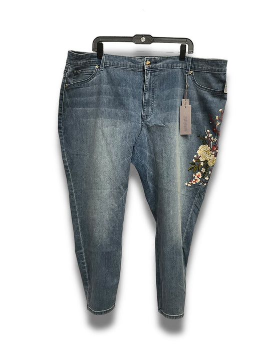 Jeans Skinny By Jennifer Lopez In Blue Denim, Size: 24