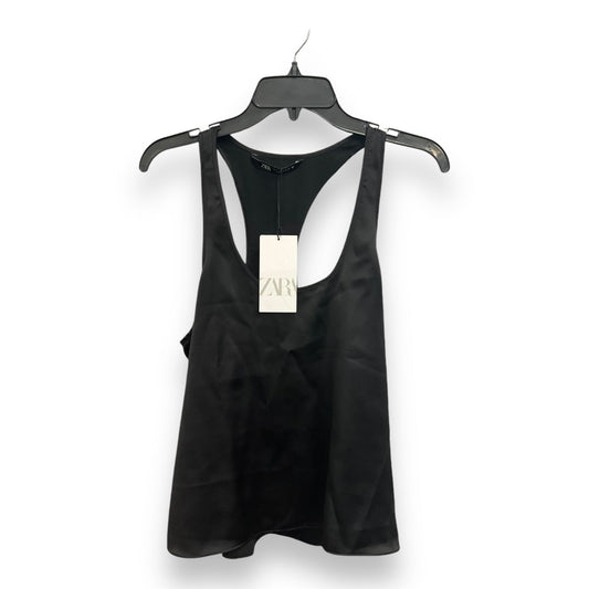 Top Sleeveless Basic By Zara In Black, Size: S