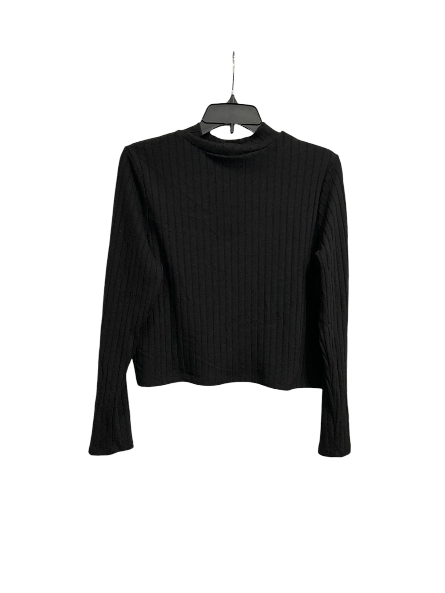 Top Long Sleeve Basic By Old Navy In Black, Size: L