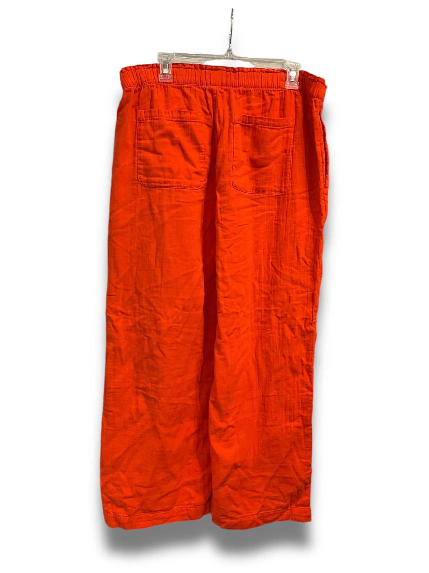 Pants Wide Leg By Old Navy In Orange, Size: L