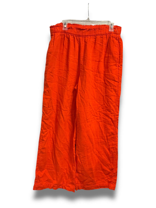 Pants Wide Leg By Old Navy In Orange, Size: L