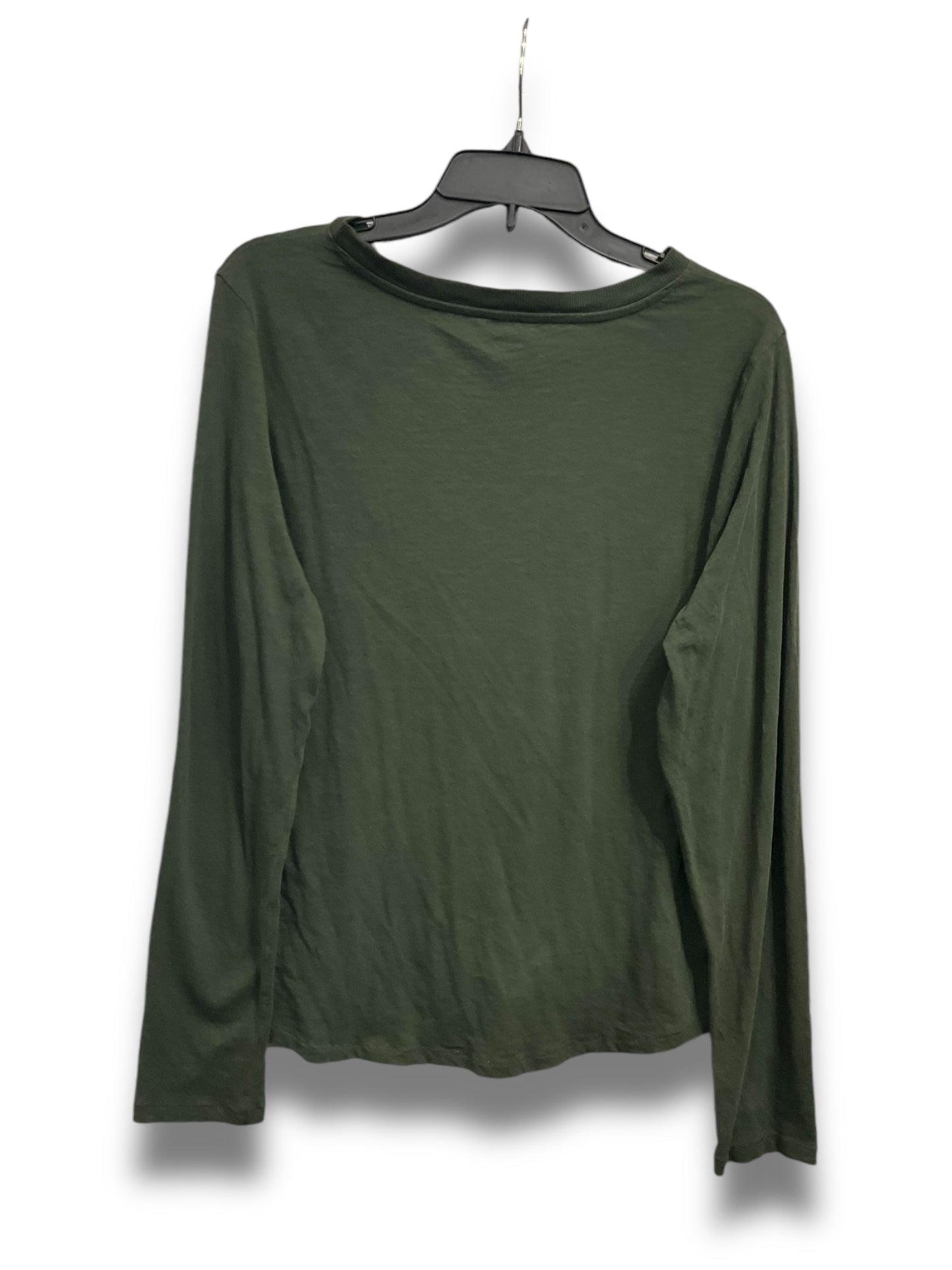 Top Long Sleeve Basic By Madewell In Green, Size: Xl