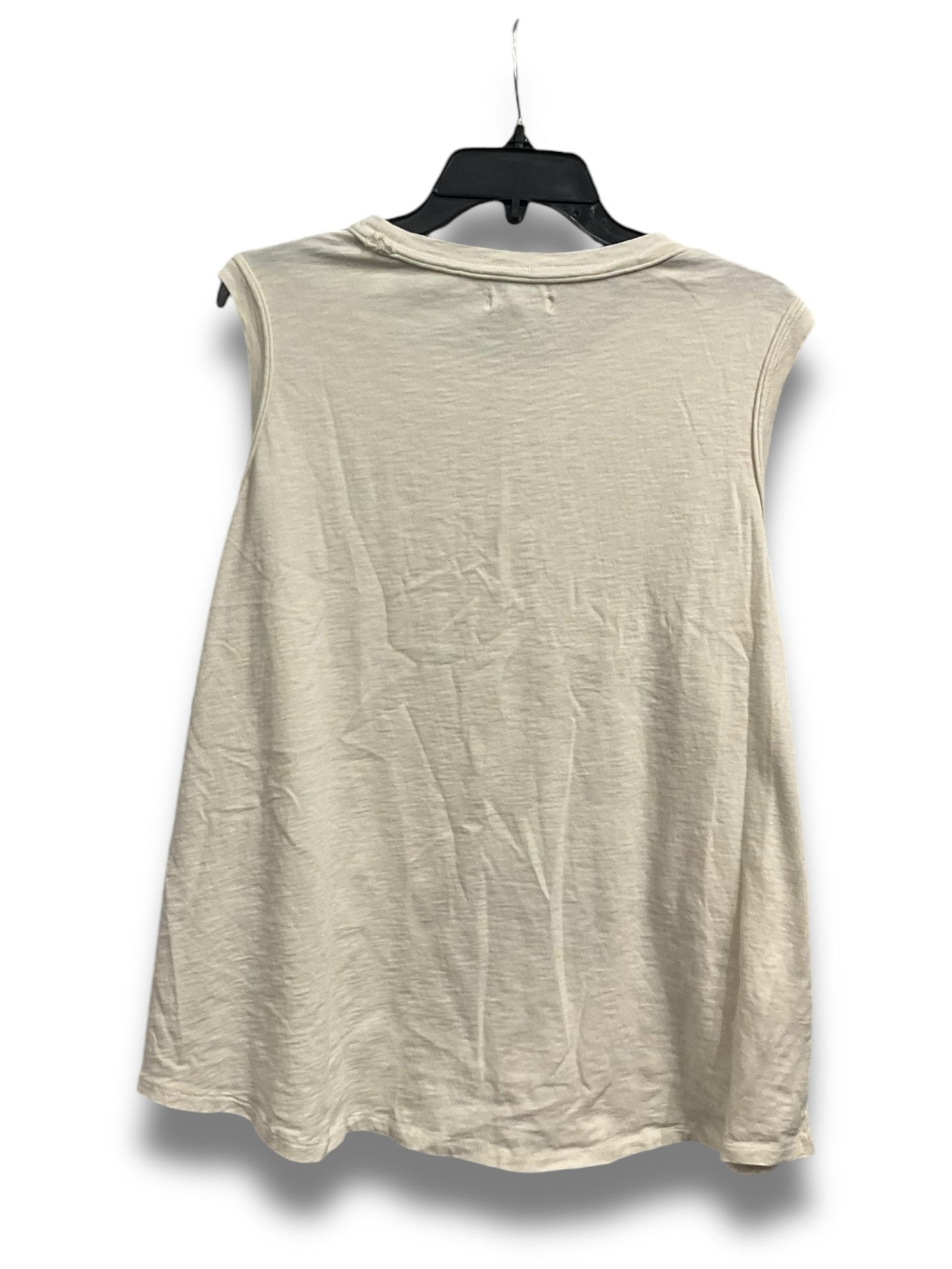 Top Sleeveless By Madewell In Cream, Size: 1x