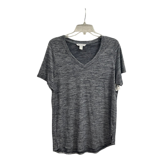 Athletic Top Short Sleeve By Athleta In Grey, Size: Xl