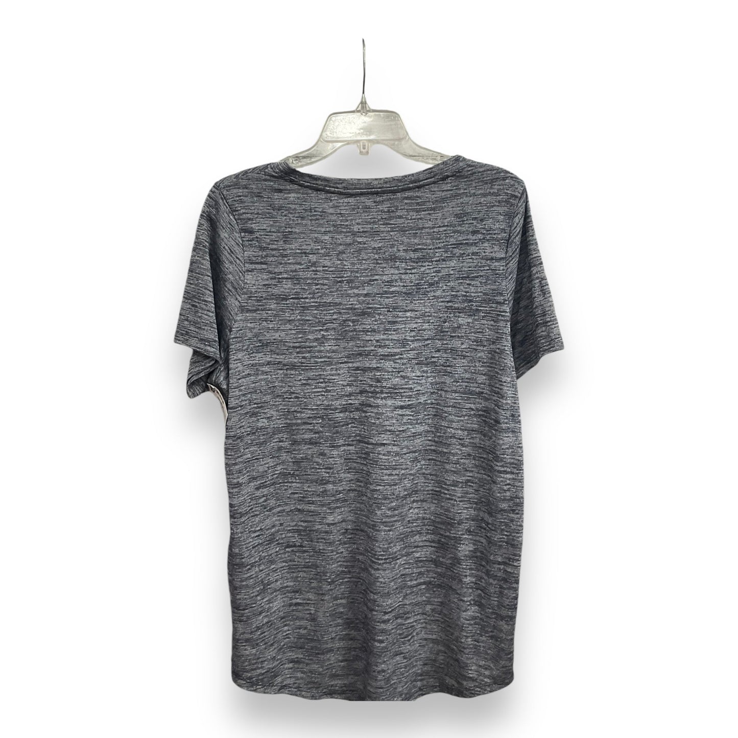 Athletic Top Short Sleeve By Athleta In Grey, Size: Xl