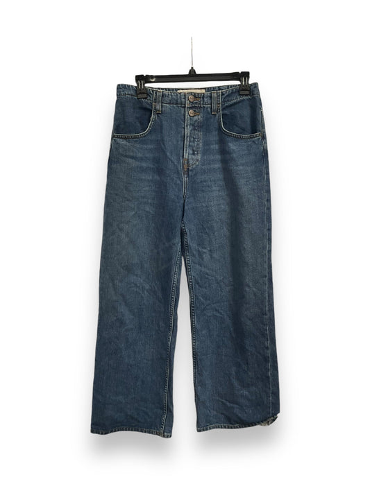 Jeans Straight By Reformation In Blue Denim, Size: 6