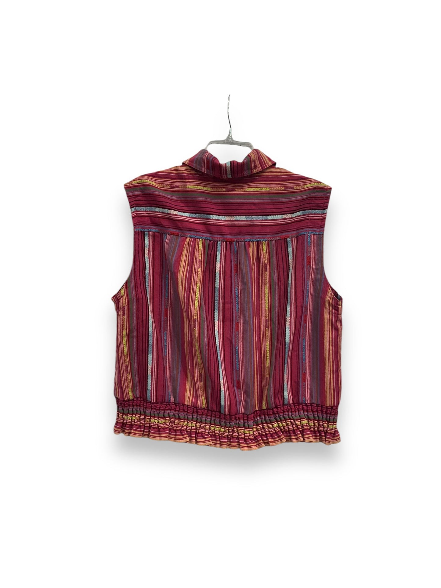 Vest Other By Anthropologie In Striped Pattern, Size: S