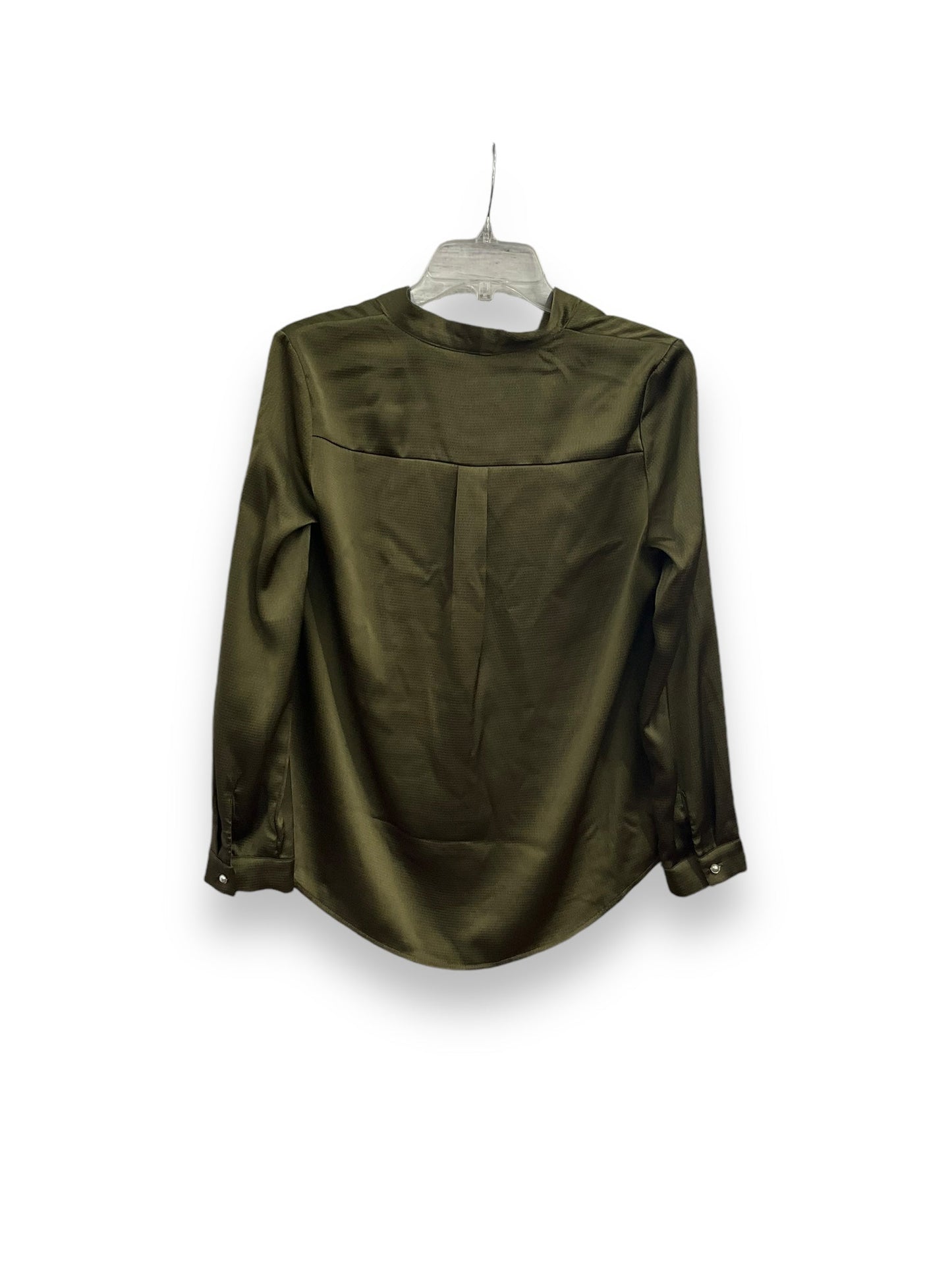 Blouse Long Sleeve By Adrianna Papell In Green, Size: S