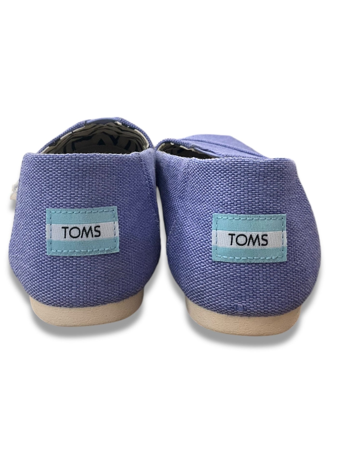 Shoes Flats By Toms In Purple, Size: 8