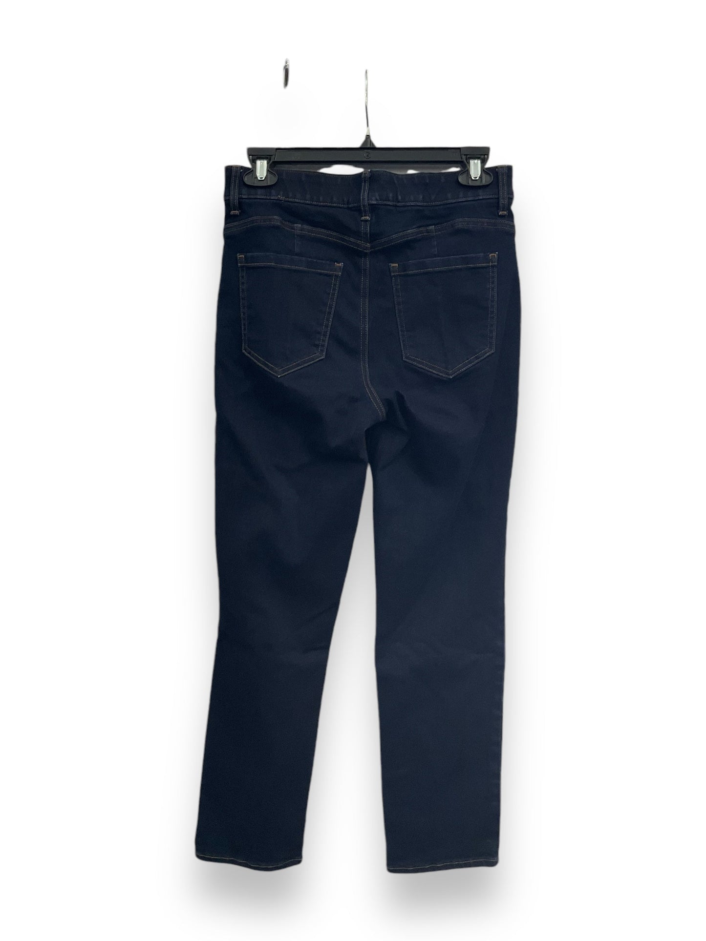 Jeans Straight By White House Black Market In Blue Denim, Size: 4