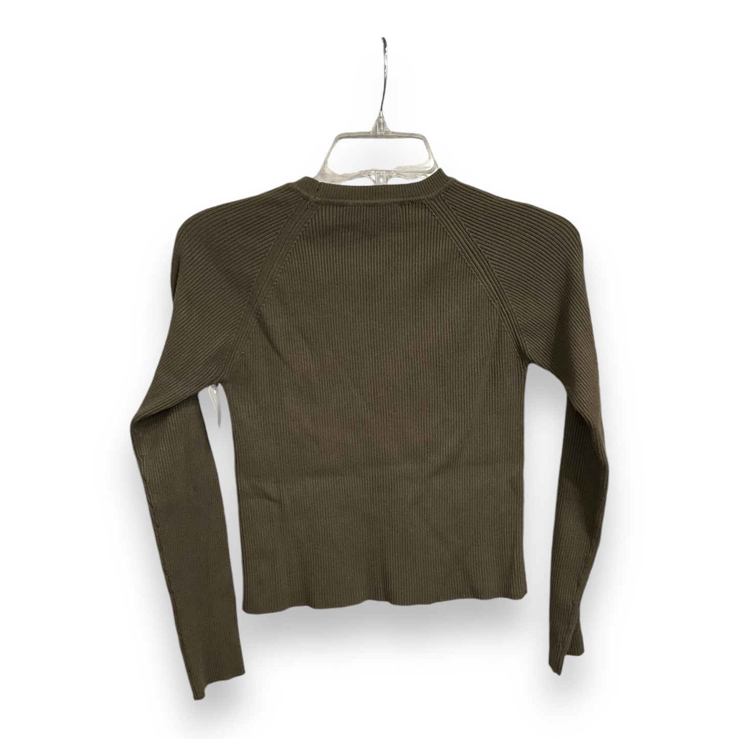 Top Long Sleeve By Theory In Green, Size: Sp