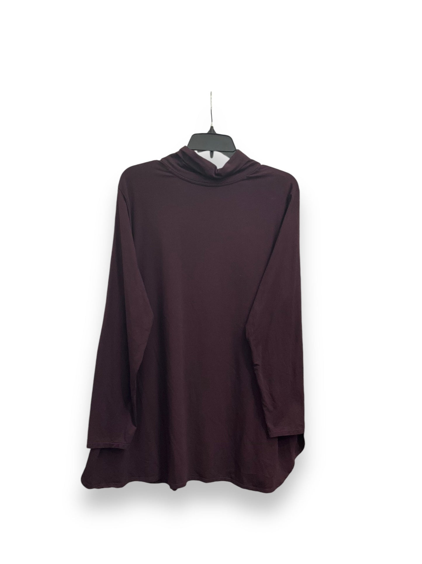 Top Long Sleeve By J. Jill In Purple, Size: 2x