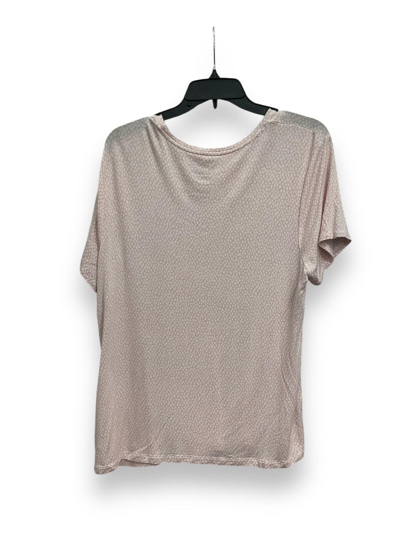 Top Short Sleeve By Nine West Apparel In Pink, Size: Xl