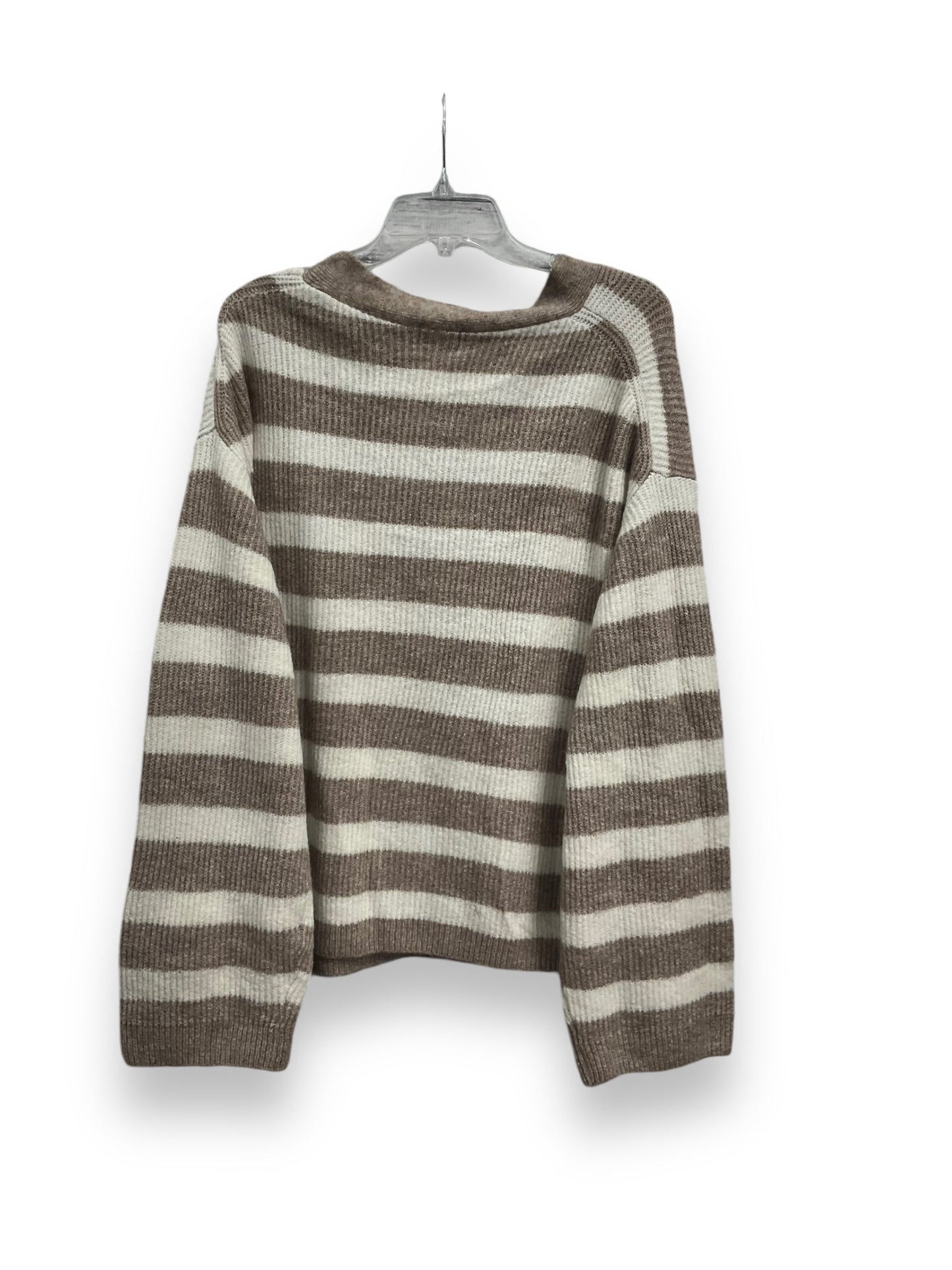 Cardigan By H&m In Striped Pattern, Size: 2x