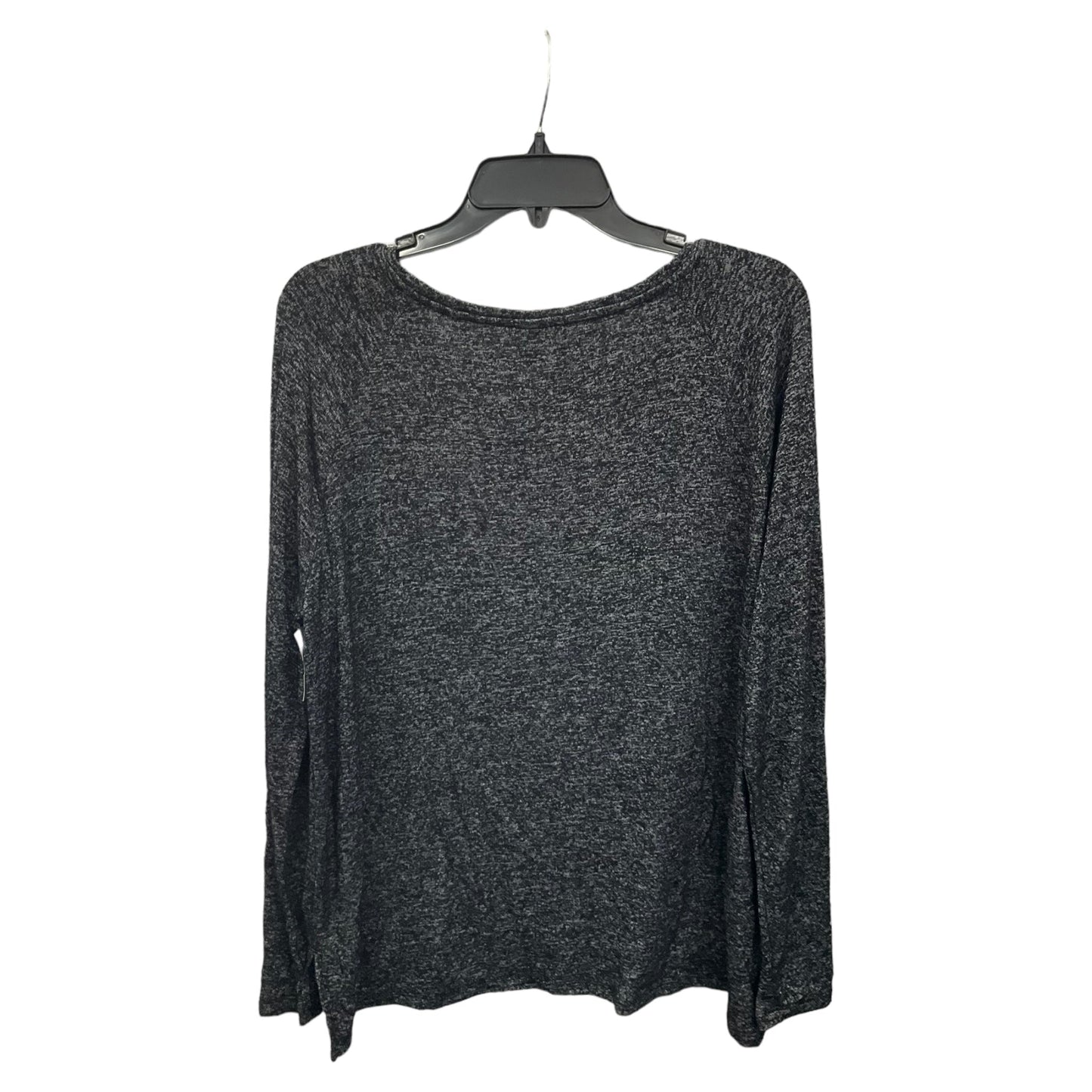 Black Grey Top Long Sleeve Old Navy, Size M