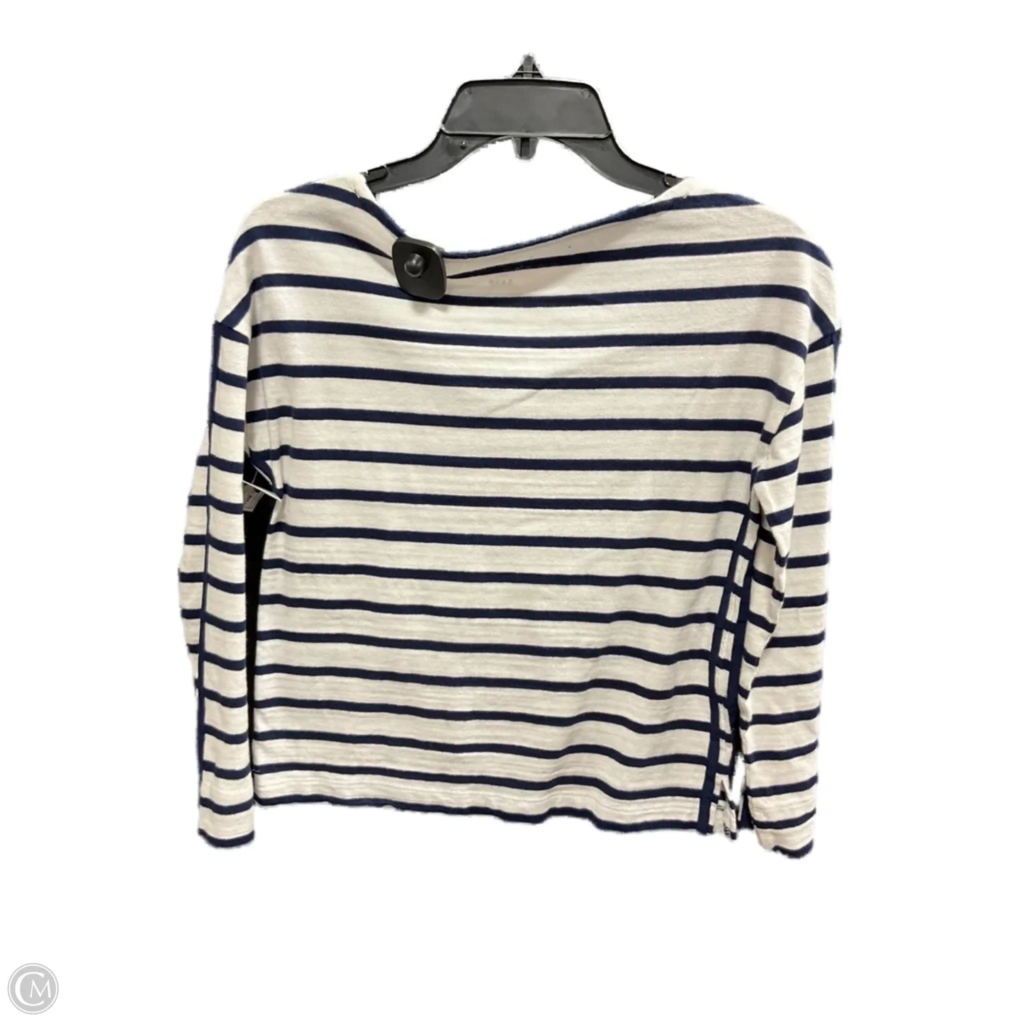Top Long Sleeve By Loft In Striped Pattern, Size: Xxsp
