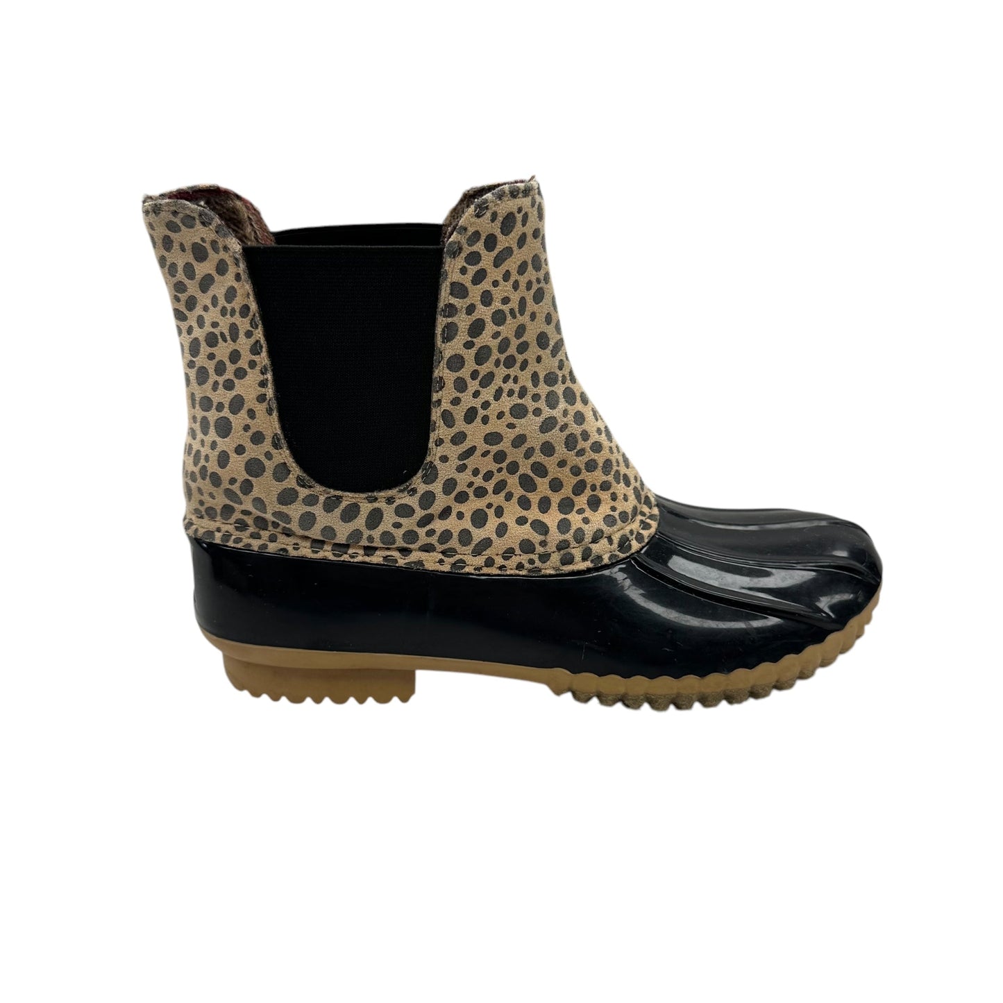 Boots Rain By Nature Breeze In Animal Print, Size:8