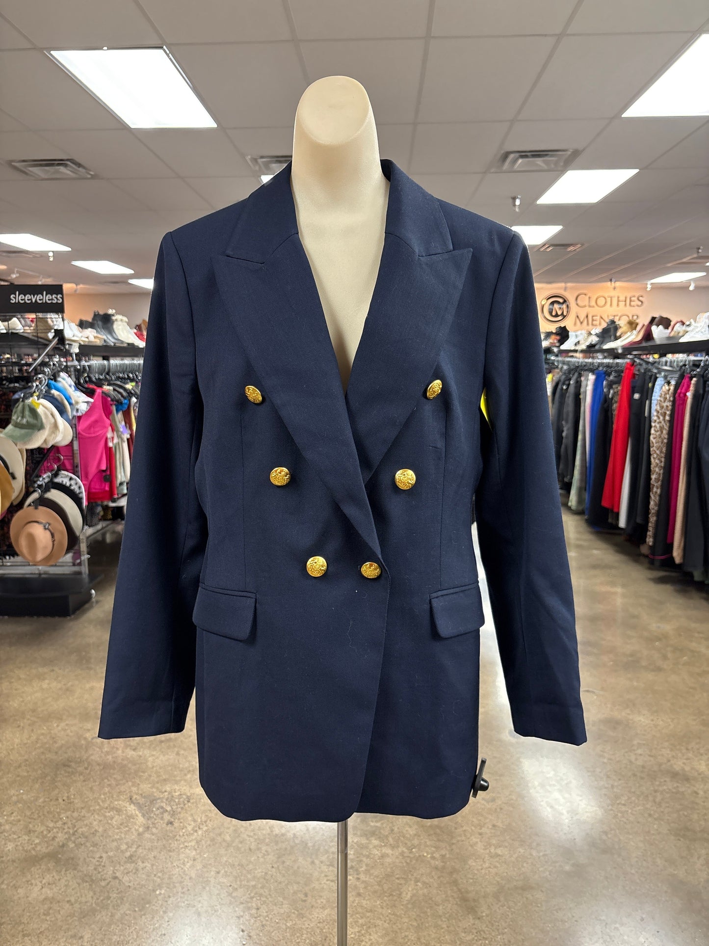 Blazer By Banana Republic In Navy, Size:14