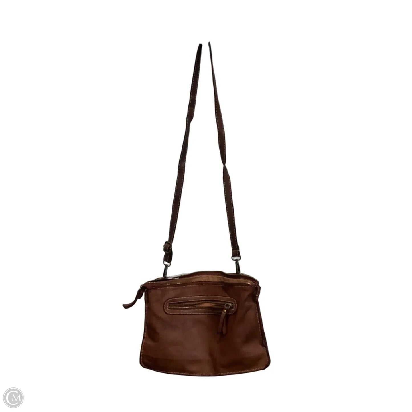 Crossbody Leather By Cmb, Size: Medium