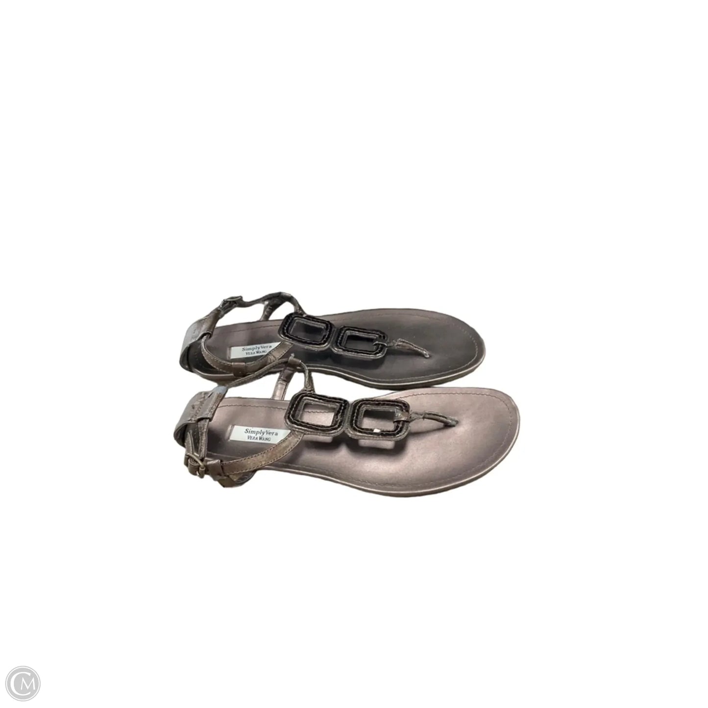 Sandals Flats By Simply Vera In Brown, Size: 9