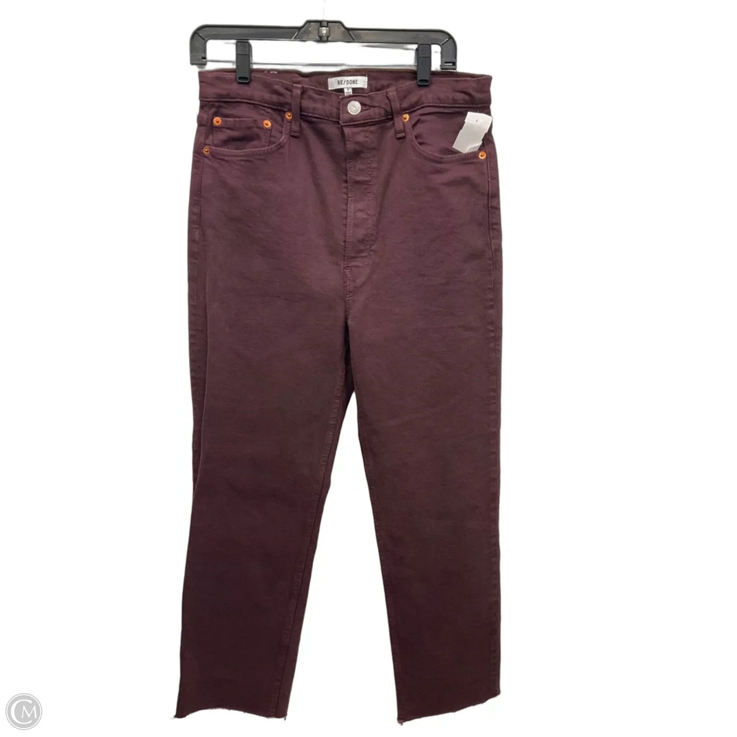 Jeans Straight By Cmb In Red Denim, Size: 10