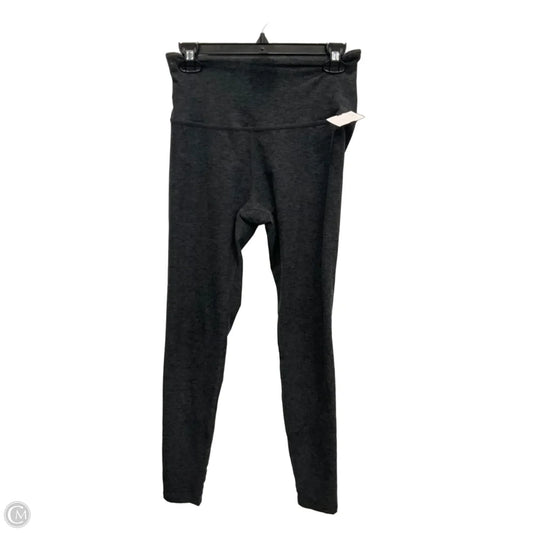 Athletic Leggings By Beyond Yoga In Grey, Size: L