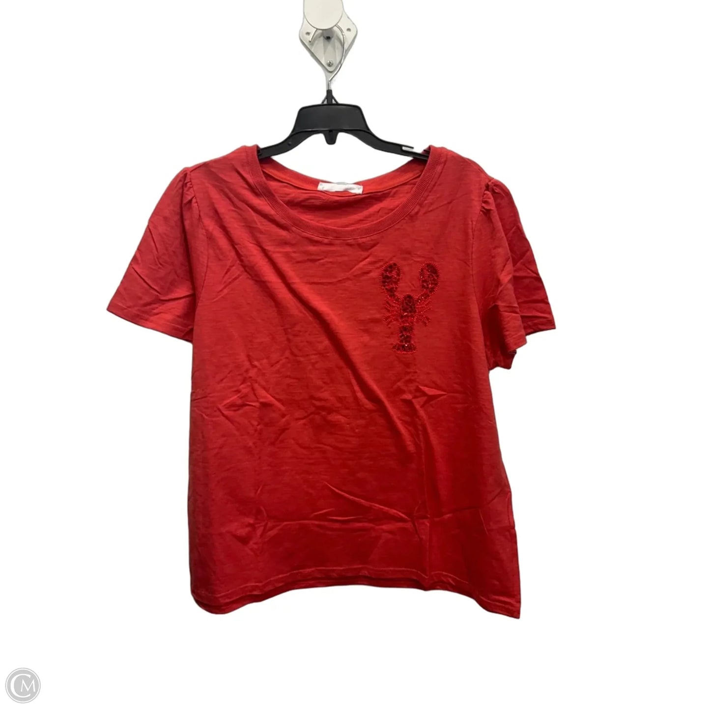 Top Short Sleeve By Jane And Delancey In Red, Size: Xl