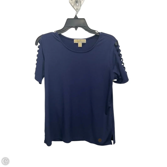 Top Short Sleeve Basic By Michael By Michael Kors In Navy, Size: M