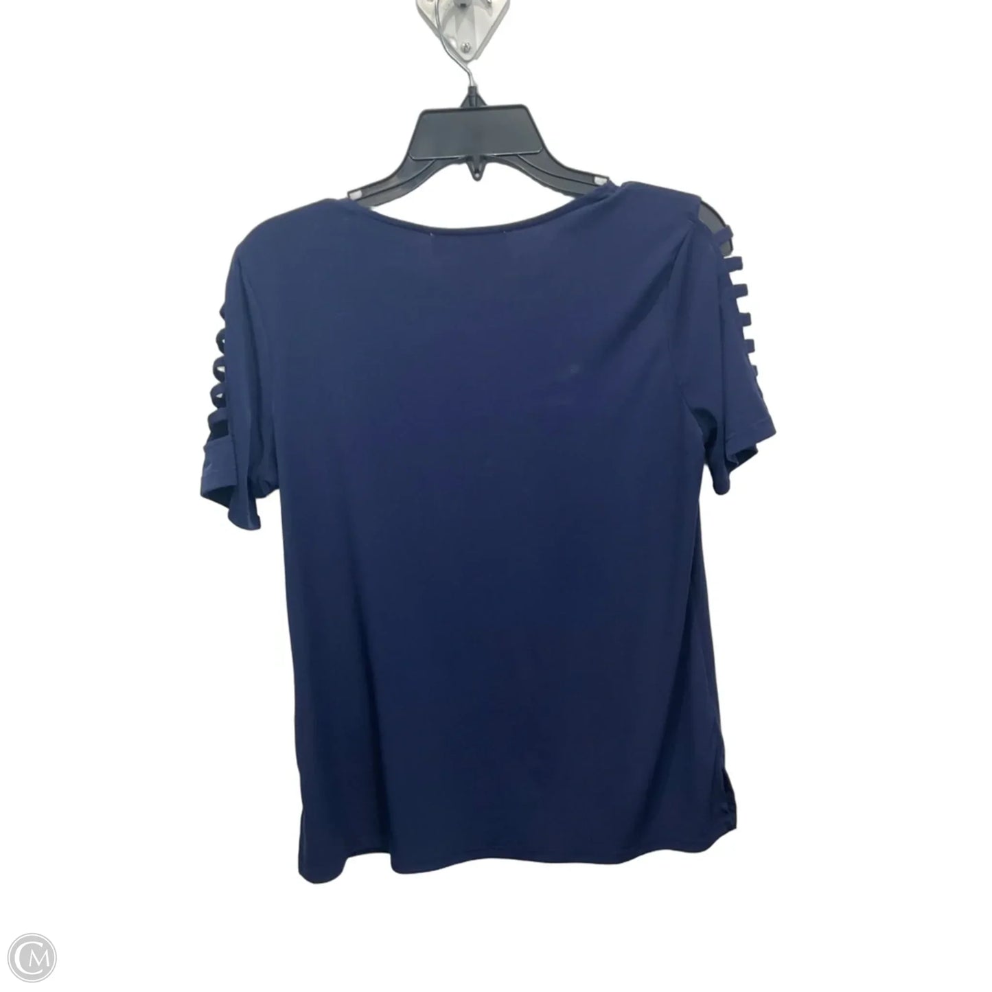 Top Short Sleeve Basic By Michael By Michael Kors In Navy, Size: M