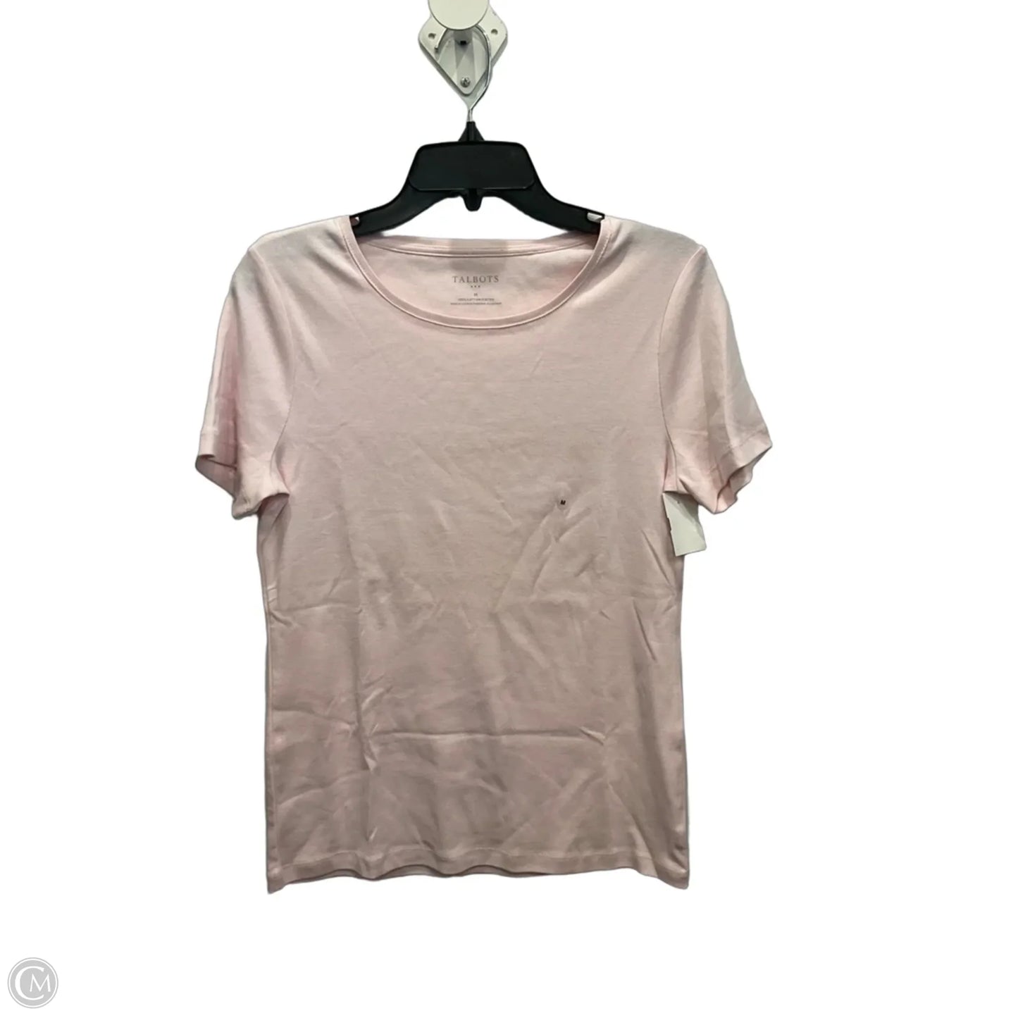 Top Short Sleeve By Talbots In Pink, Size: M