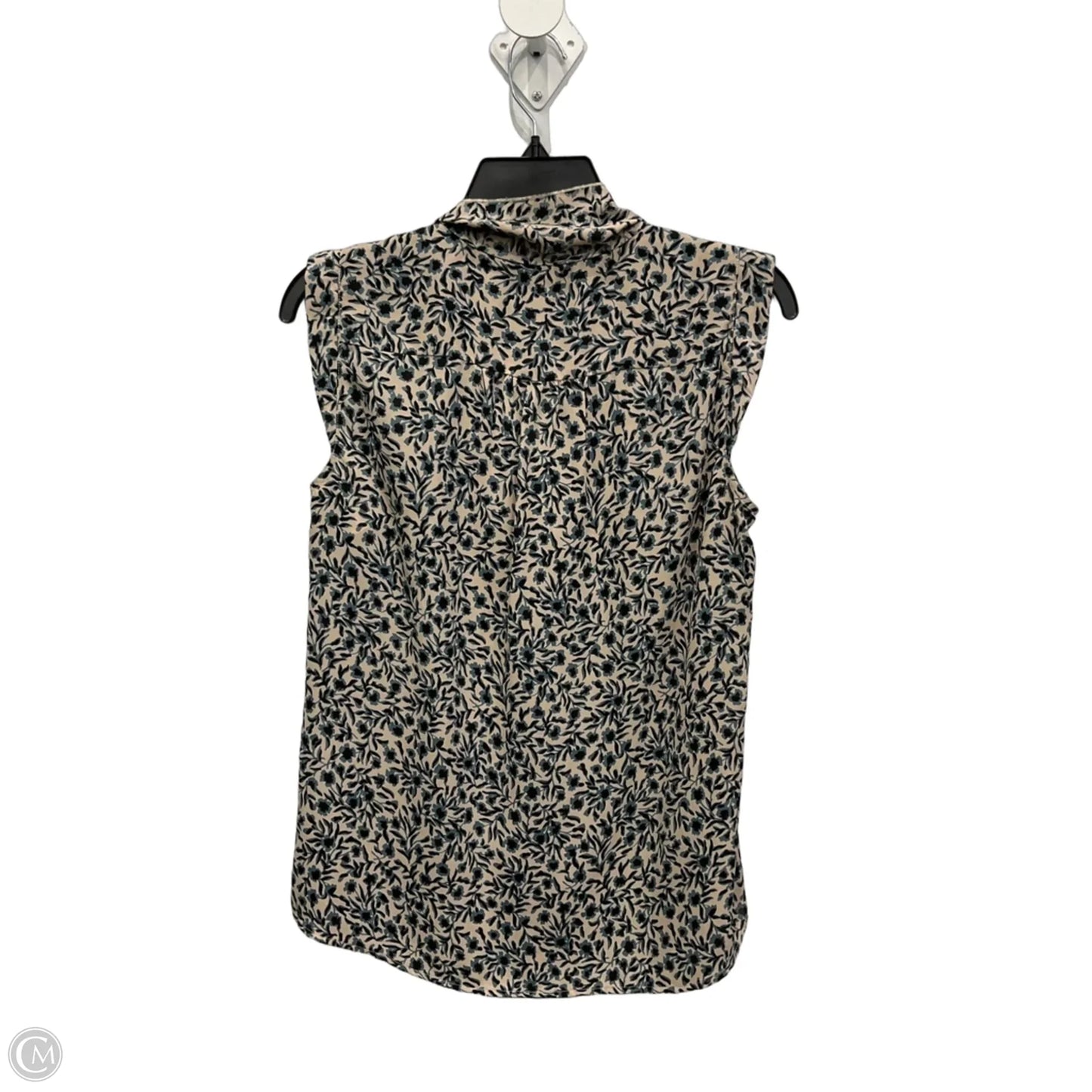 Top Sleeveless By Loft In Tan, Size: S