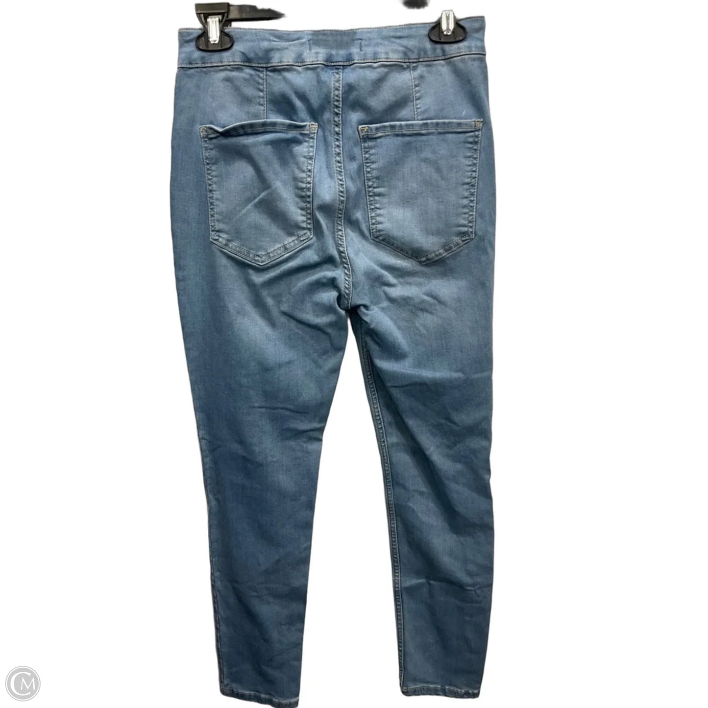 Jeans Skinny By Free People In Blue Denim, Size: 8