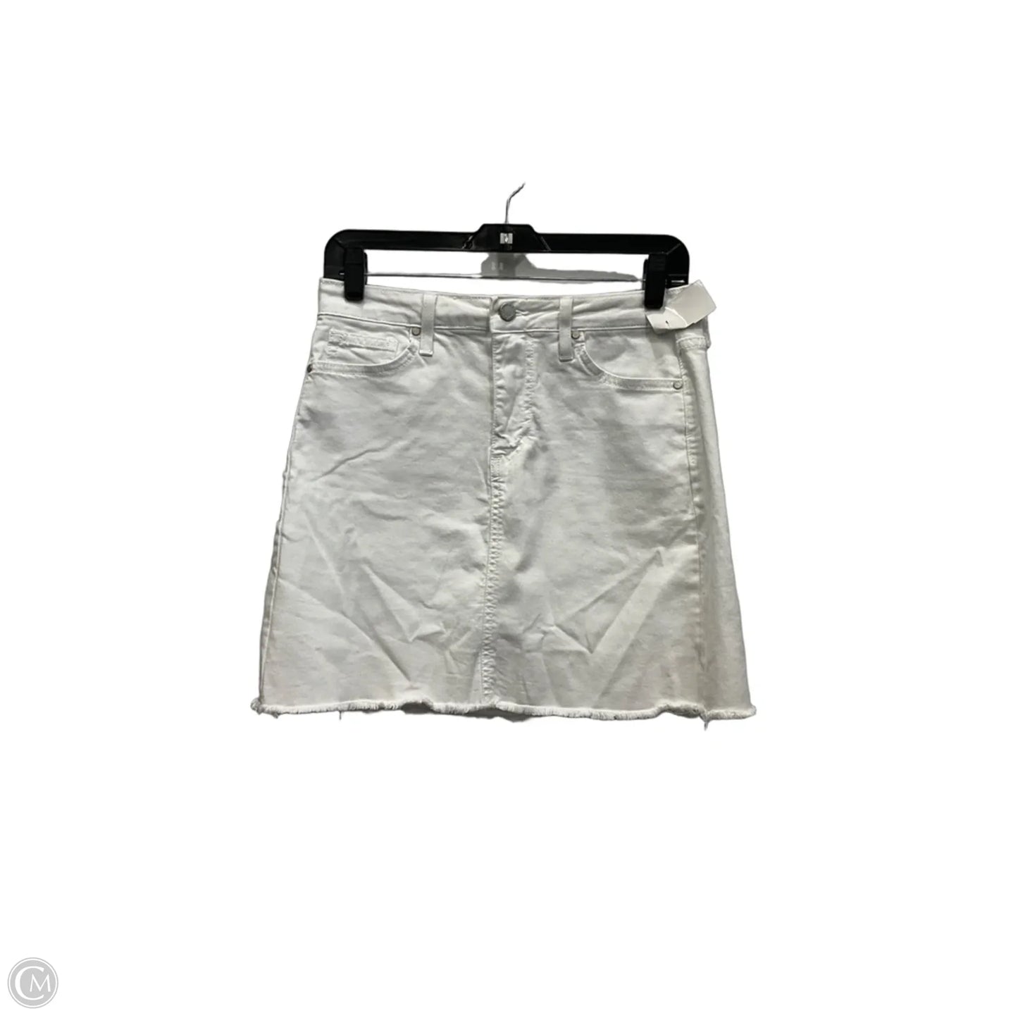 Skirt Mini & Short By Just Black In White Denim, Size: S
