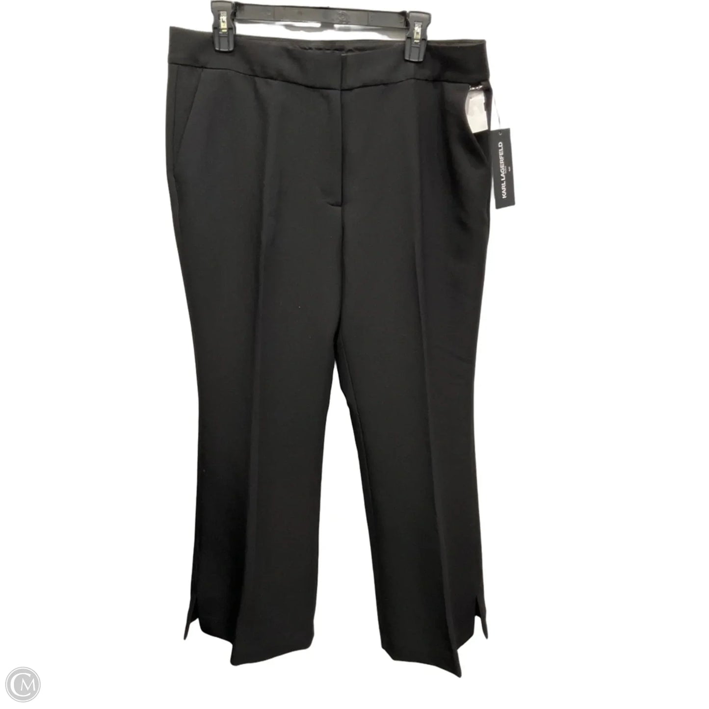 Pants Designer By Karl Lagerfeld In Black, Size: 12