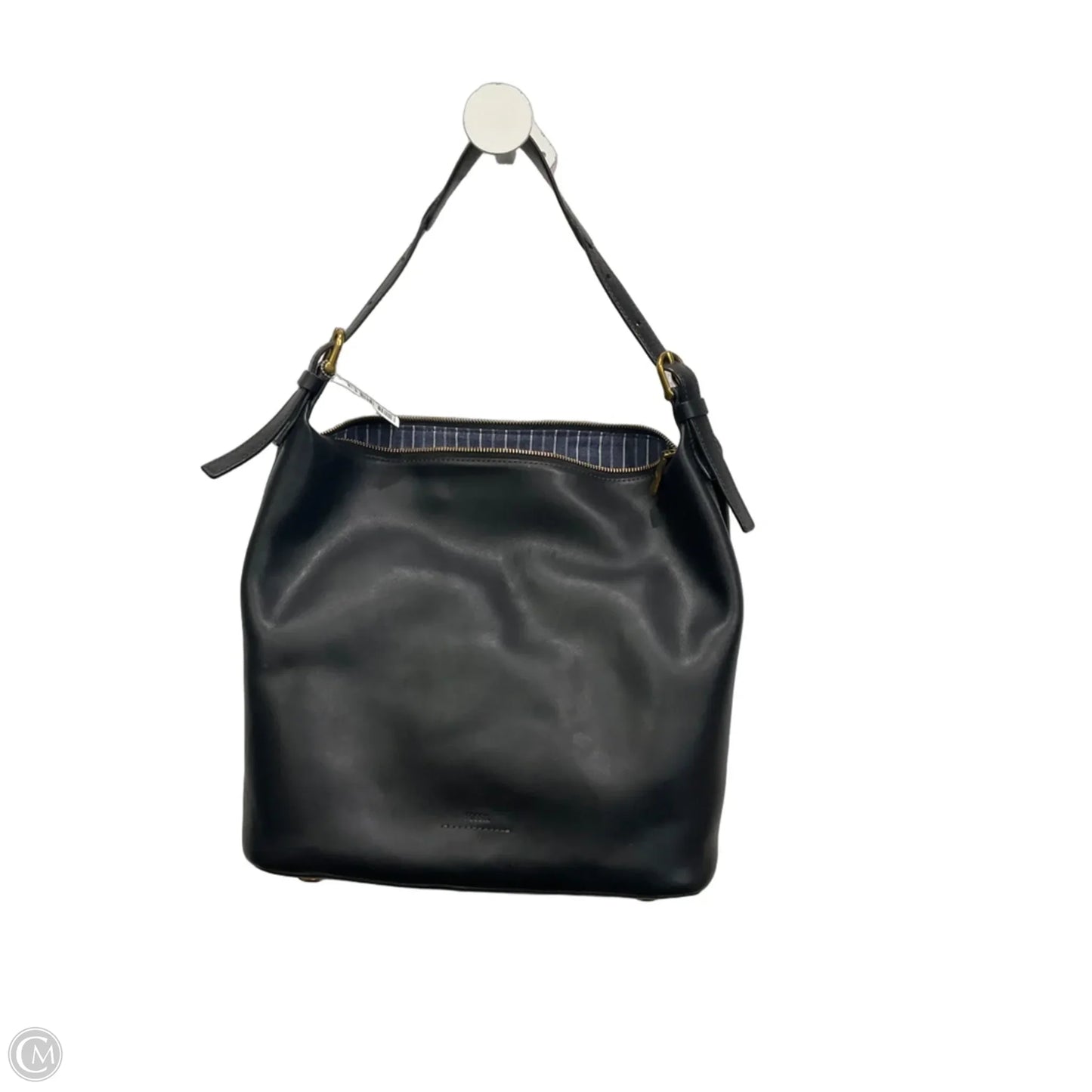 Handbag Leather By Fossil, Size: Large