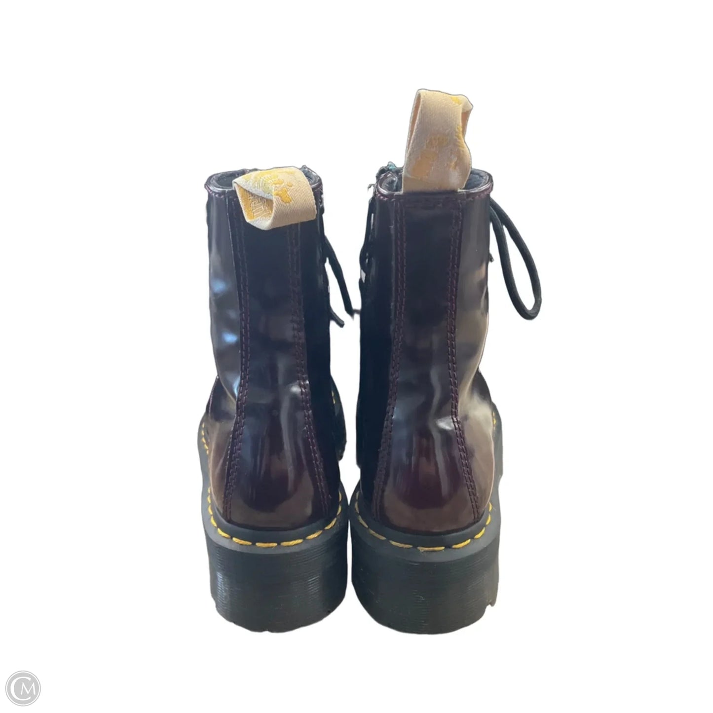 Boots Ankle Flats By Dr Martens In Red, Size: 8