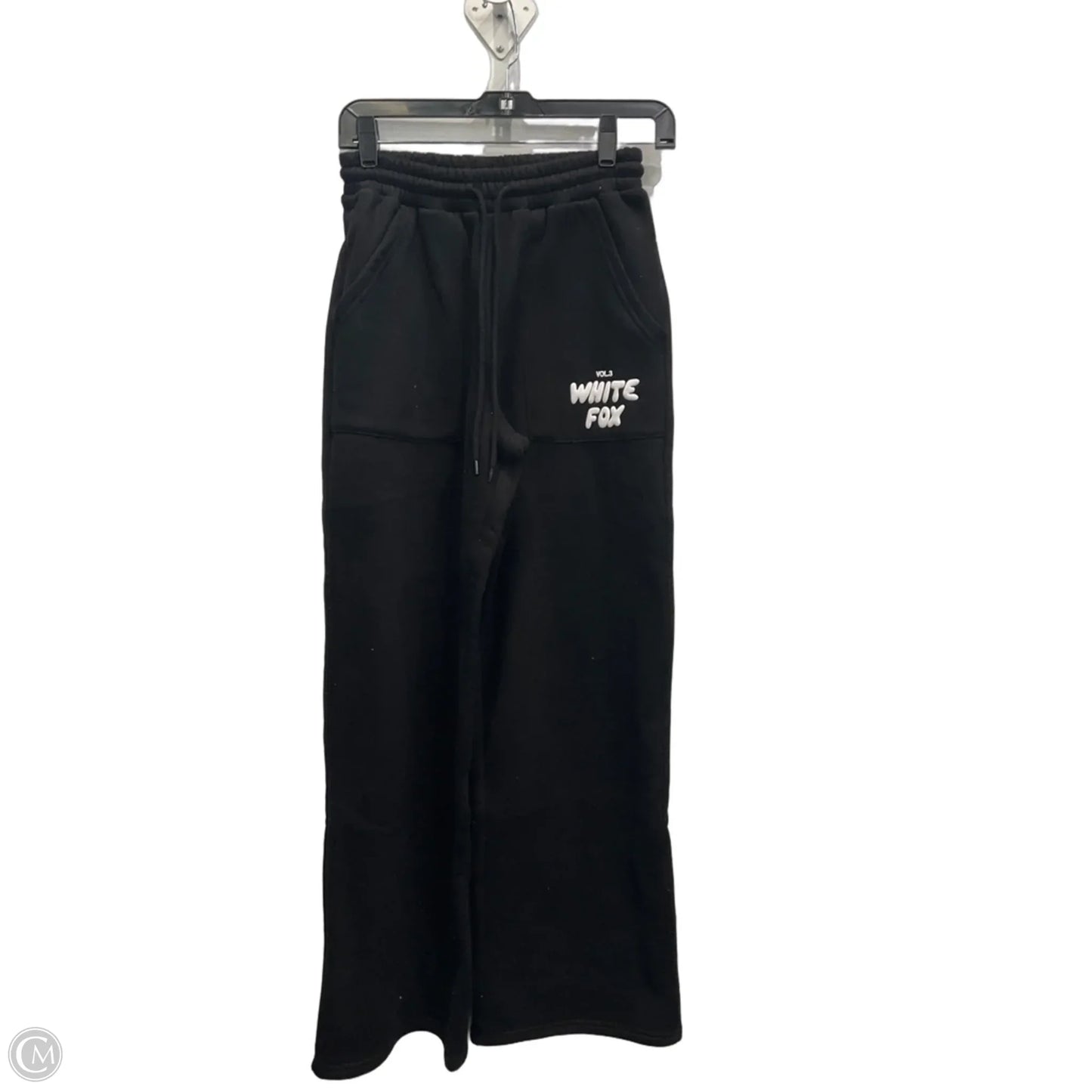 Athletic Pants By White Fox In Black, Size: Xs