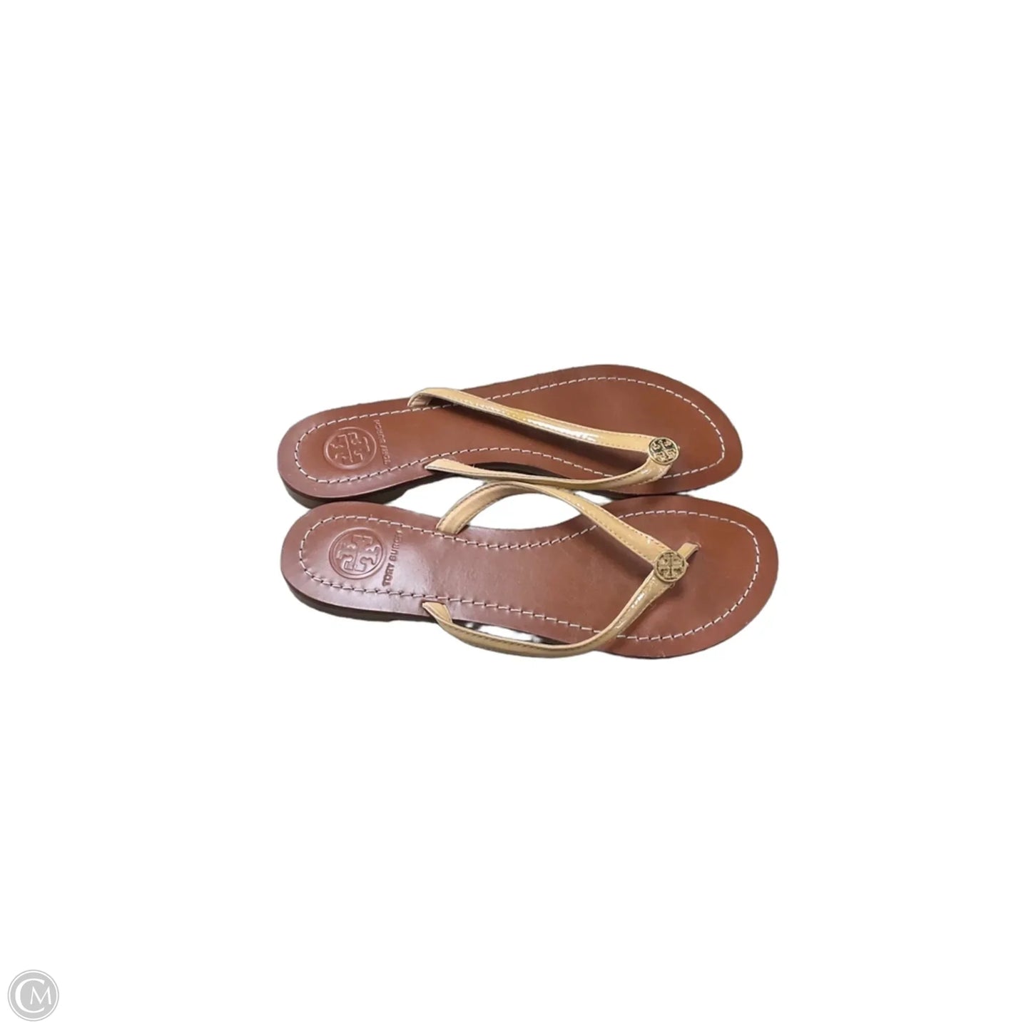Sandals Designer By Tory Burch In Brown, Size: 6